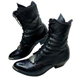Vintage 🖤 leather boots size 8